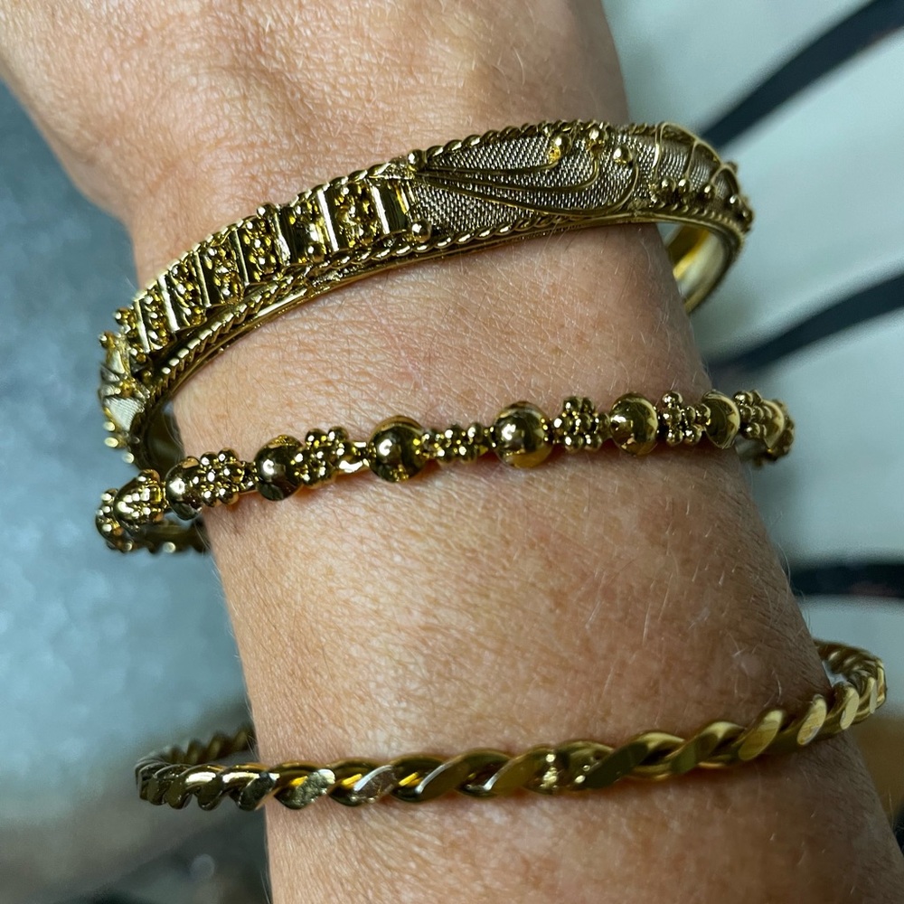 NEW Amrita Bangle Bracelets set of three - Picture 7 of 15
